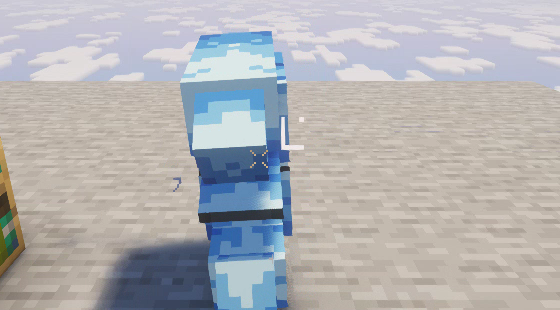 Blue Moon Lunatone with a white L-shaped rune floating beside its face.